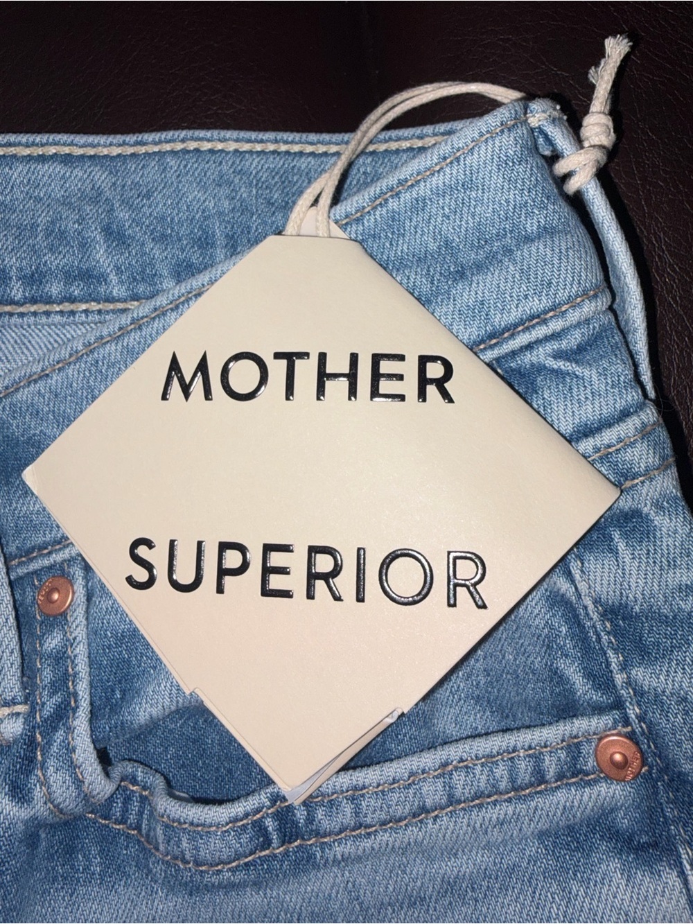 NWT Mother Superior Tomcat Roller Skimp, Puzzled, Retail $268, Size 30 - Picture 10 of 13